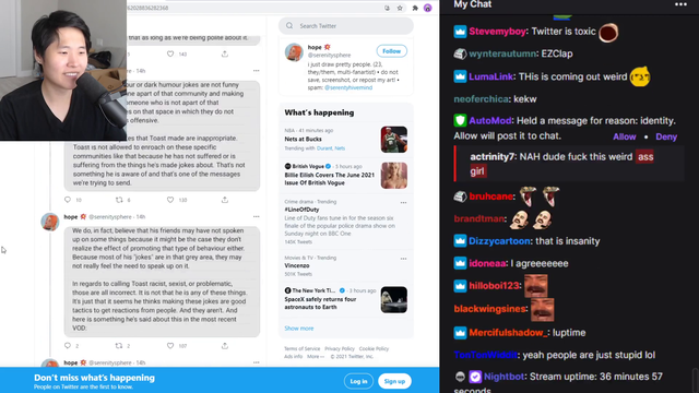 Toast on why he doesn't engage as much on twitter anymore