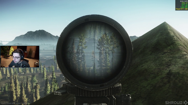 Sniping with shroud
