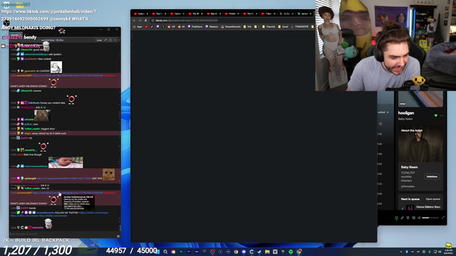 What Andy Milonakis is doing off stream