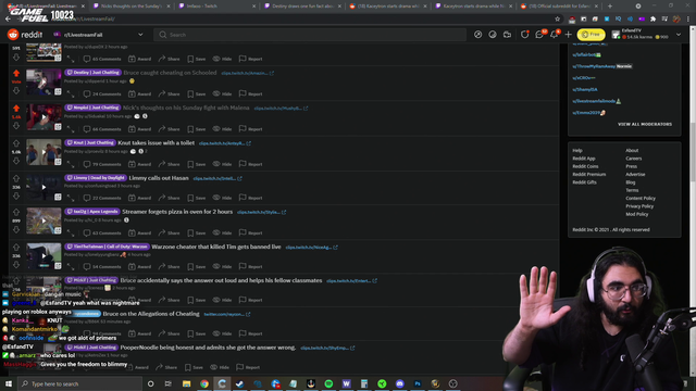 Nightmare admits to cheating