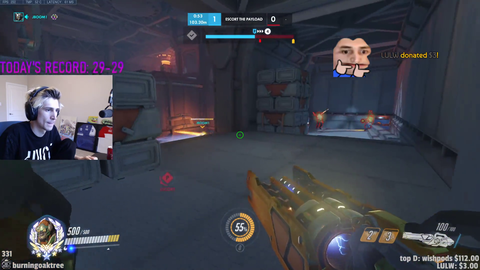 XQC After 22 hours of Overwatch and going even