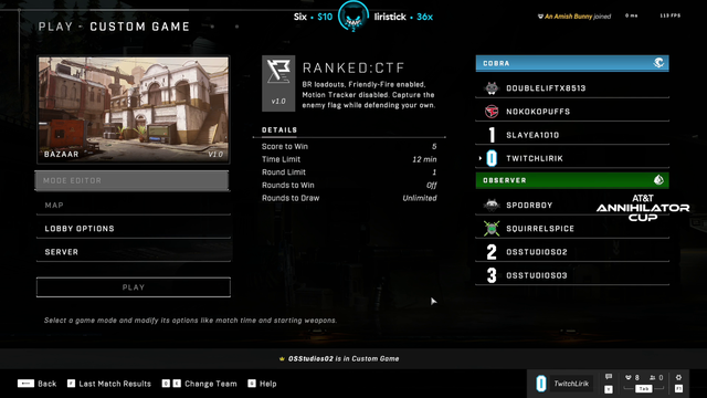 Scuffed tournament by AT&T