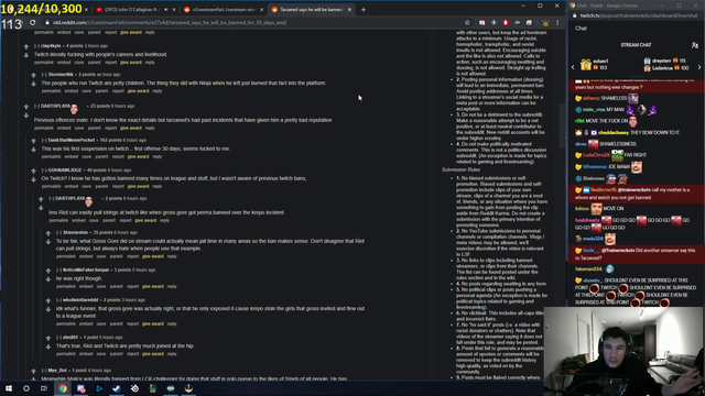 Trainwrecks tells Twitch to suck his d*** after Tarzaned ban