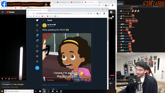 Hasan finds a Big Mouth soundalike in a Jubilee Video