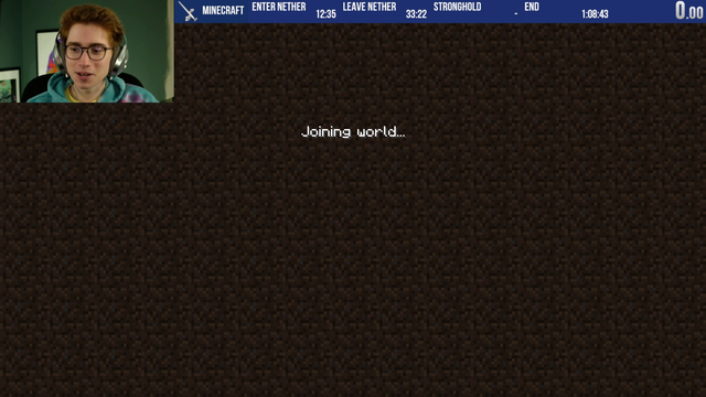 Clint enters the nether in 56 seconds
