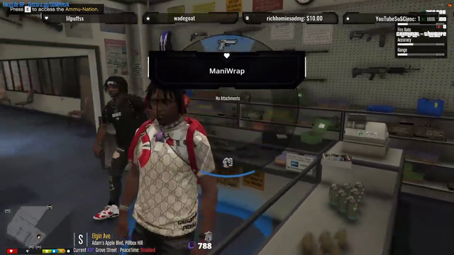 souljaboy plays gta V on his own console