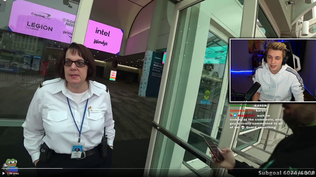 JackTheBus shares his experience with the Twitchcon security lady who dealt with rude attendees (more context provided in a clip below).