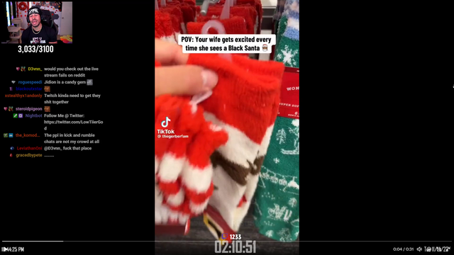 LowTierGod vs black Santa
