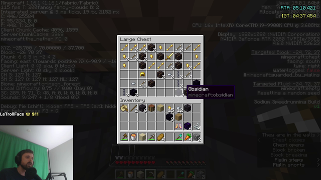 Forsen is ready to throw more god seeds