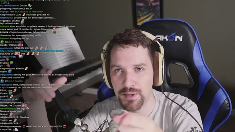 Quickly checking in on Destiny and his YouTube adventure