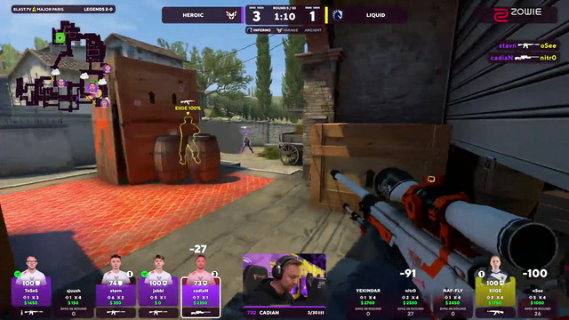 Cadian Breaks His Headset at the Major
