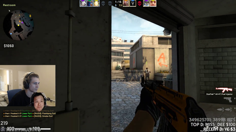 xQc explaining a 1 tap