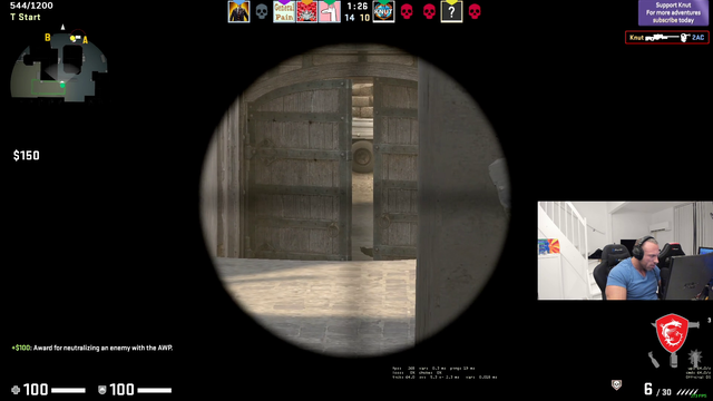 Knut insane 1v5 ACE csgo