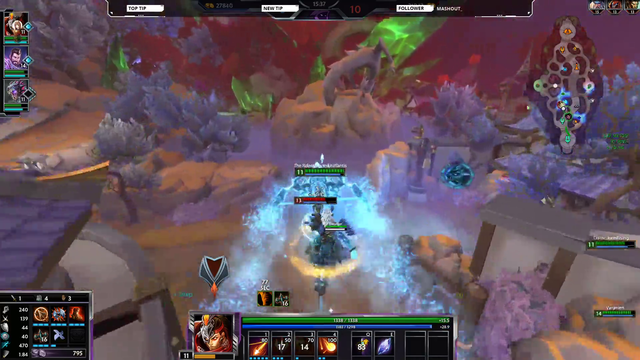 This guy smashing his glass table during smite.