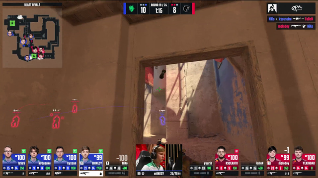 Falcons Throw a 4v1 against Furia