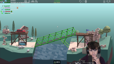 A Poly Bridge Pog