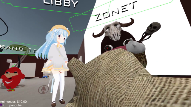 Libby Gets Blessed by the Devil (cuteness overload)