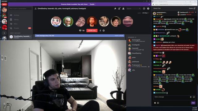 Destiny, Greek, and Trainwrecks compare Twitch contracts. Jebaited