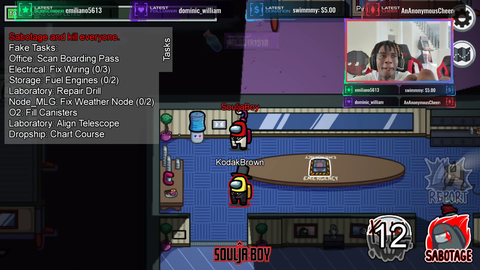 Souljaboy forgets to mute his mic