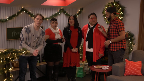 The real Jerma shows up to the christmas event