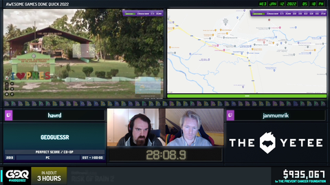 Geoguessr GDQ speedrunners find something interesting