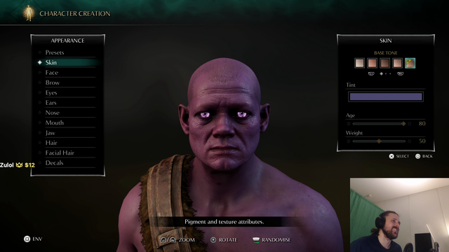 forsen gets Erobb in character creator