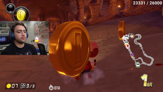 Rae gets first place at Mario Kart