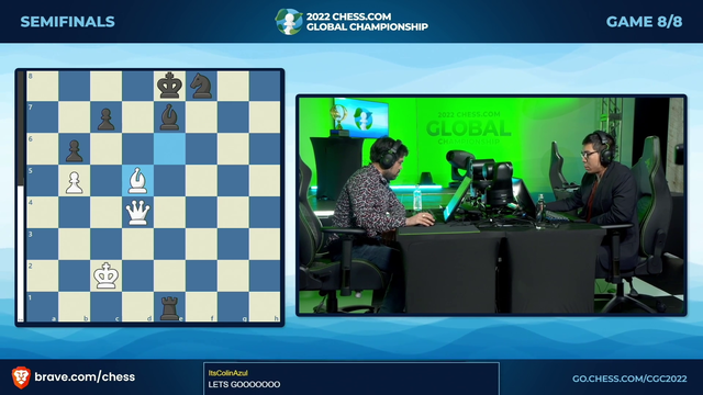 Hikaru blunders his rook against Wesly on a deciding game.