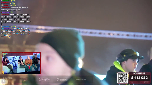 Ela sees a GHOST during the Swedish Classic (REAL) 👻