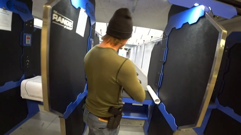 Sliker fires G36 assault rifle