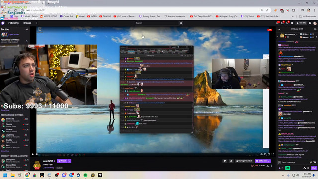 Mizkif tunes into the Erobb stream at the WRONG TIME!