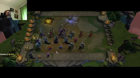 Forsen breaks TFT and places 19 chamions on the board! easiest win