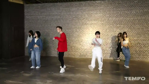 Hachu and Jake with the moves