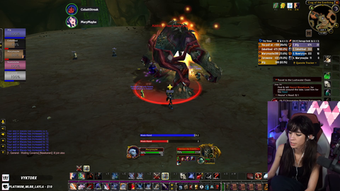 Mary kills her healer while leveling mace skill.