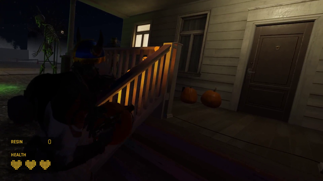 Vinny goes trick or treating in VR
