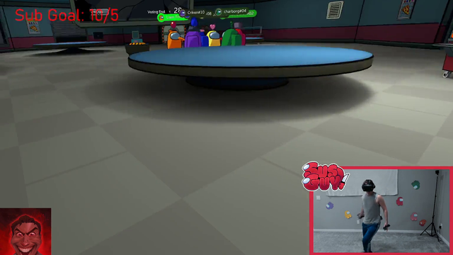 Jerma hits the Luddy in Among Us VR