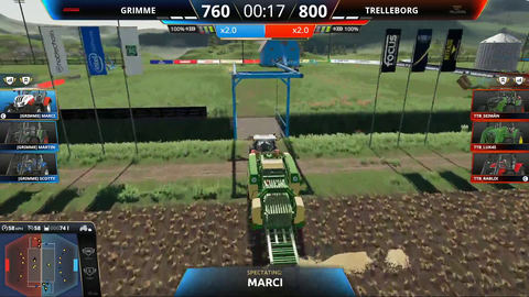 Trelleborg WINS the farming simulator league!!!