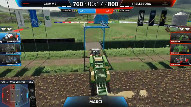 Trelleborg WINS the farming simulator league!!!