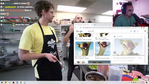Chatter notices something about Squeex's dish