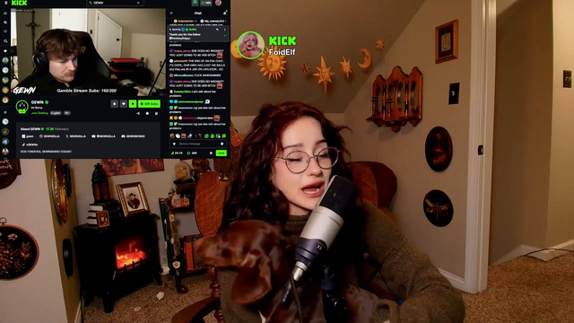 Kick streamer foidelf throws her dog by the ear
