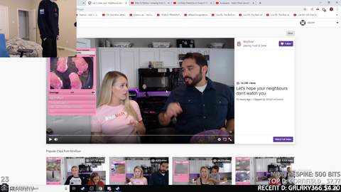 xQc weighs himself