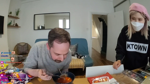 Hachu viewer aproves Hachu food!