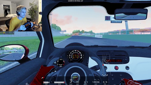 Streamer thinks hands must be on the wheel at all times