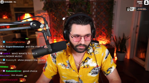 Cyr taking a wow quiz