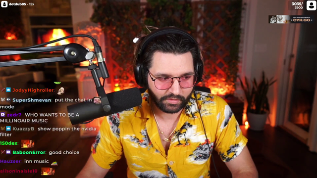 Cyr taking a wow quiz