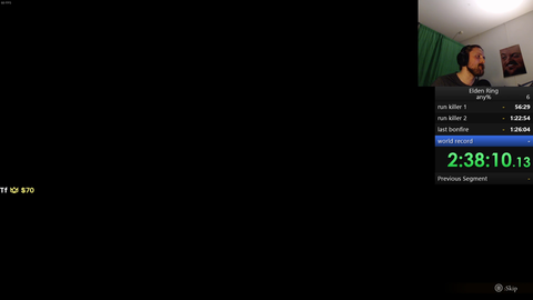 forsen beats the game under 3 hours