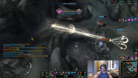 Rips out enter key to avoid flaming