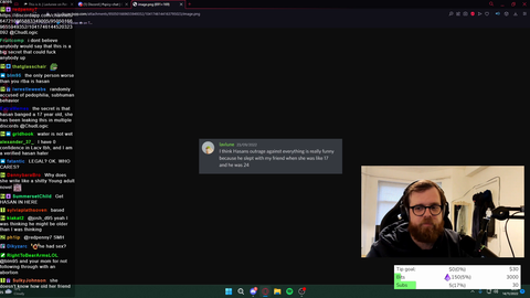 Lavlune claims Hasan slept with her 17 year old friend [more context below]