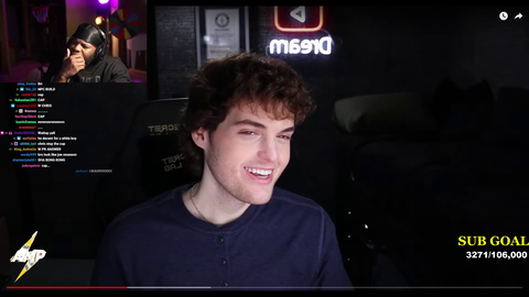 Chrisnxtdoor - Tears of joy for Dream's face reveal