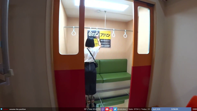 robcdee reaches into a woman's private compartment on the train